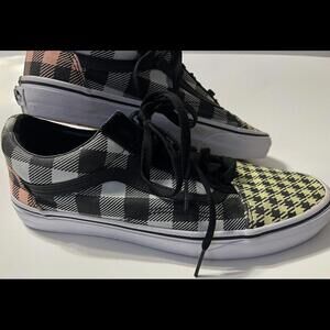 Vans Buffalo Plaid Shoes Multicolored Men Size 8  Lace Up